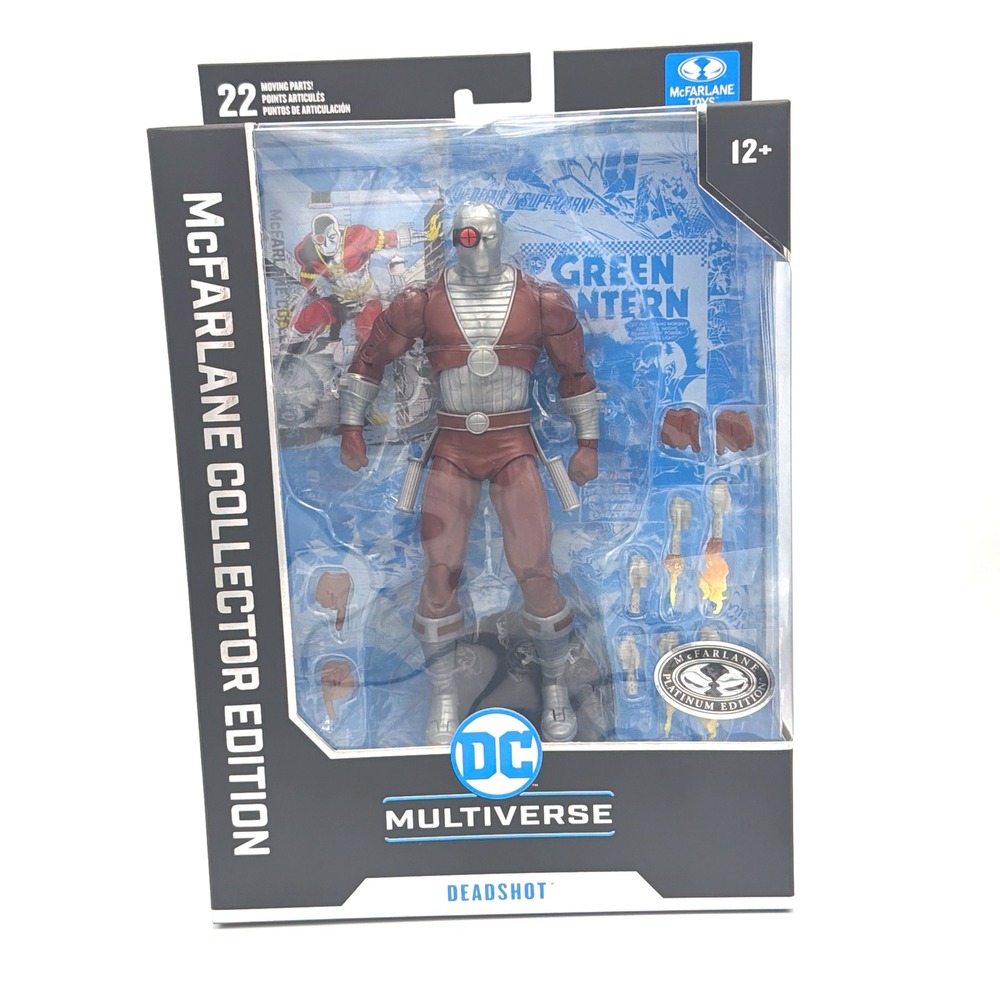 McFarlane Deadshot Action Figure New DC Multiverse Platinum Edition 7in